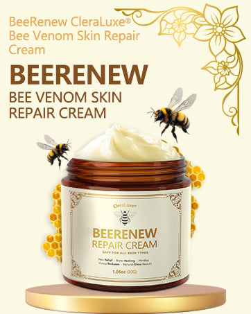 ⚡Fast-Acting bee Venom Wart Remover: CleraLuxe® Bee Venom Skin Repair Cream(Results visible in seven days.)✅️