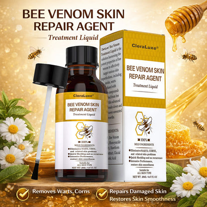⚡Fast-Acting bee Venom Wart Remover: CleraLuxe® Bee venom skin repair agent（✅️Results visible in 7 days.）