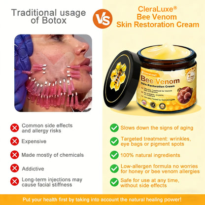 Made and Shipped from UK ✨ CleraLuxe® Bee Venom Skin Restoration Cream 🔥 LAST DAY 80% OFF📢
