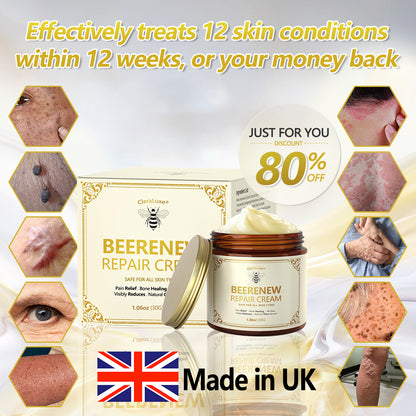 ⚡Fast-Acting bee Venom Wart Remover: CleraLuxe® Bee Venom Skin Repair Cream（Results visible in seven days.）✨️