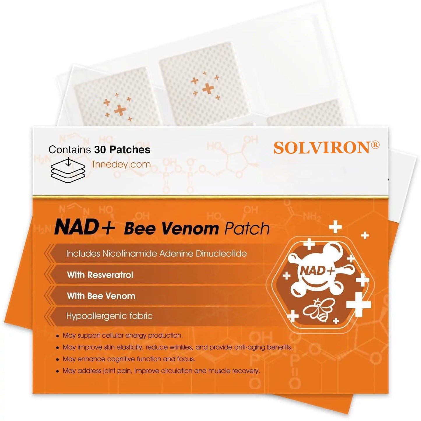 【Official Authorized Store】𝐒𝐎𝐋𝐕𝐈𝐑𝐎𝐍® 💎NAD+ Bee Venom Patch – Ultimate Skin Rejuvenation & Energy Boost（Last Day Discount：75%）