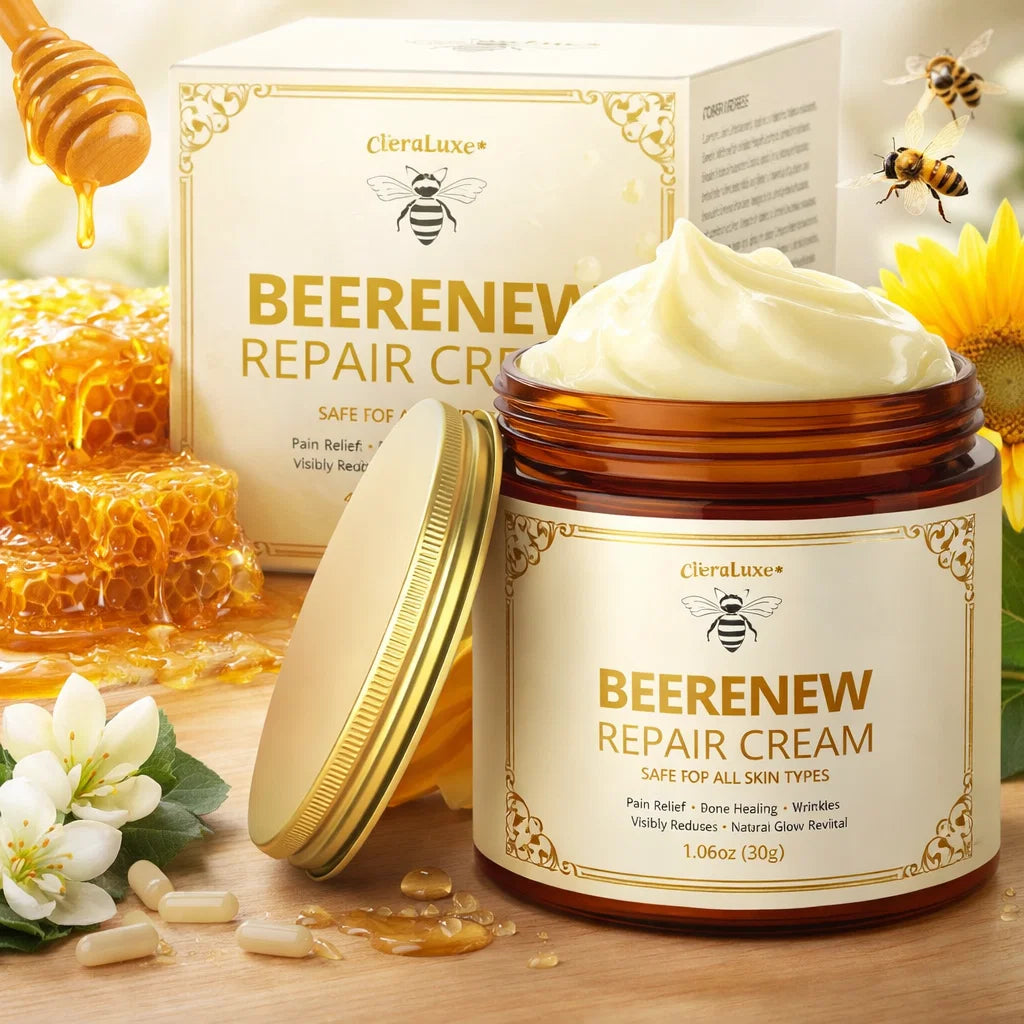 ⚡Fast-Acting bee Venom Wart Remover: CleraLuxe® Bee Venom Skin Repair Cream（Results visible in seven days.）✨️